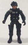 Chap Mei Style Soldier in Black 4" Tall Toy Action Figure