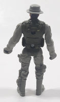 Chap Mei Style Man In Grey with Hat 4" Tall Toy Action Figure