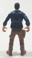 Chap Mei Style Dark Blue Shirt Brown Pants Man 4" Tall Toy Action Figure