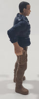 Chap Mei Style Dark Blue Shirt Brown Pants Man 4" Tall Toy Action Figure