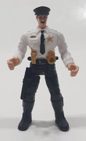 Chap Mei Police Force Series Police Officer White Shirt 3 3/4" Tall Toy Action Figure No Accessories