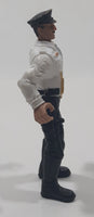 Chap Mei Police Force Series Police Officer White Shirt 3 3/4" Tall Toy Action Figure No Accessories