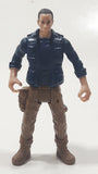 Chap Mei Style Dark Blue Shirt Brown Pants Man 4" Tall Toy Action Figure