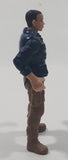 Chap Mei Style Dark Blue Shirt Brown Pants Man 4" Tall Toy Action Figure