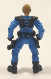Chap Mei Soldier Force 9 Heroes Blue and Black Clothes Police 4" Tall Toy Action Figure