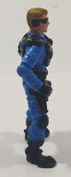 Chap Mei Soldier Force 9 Heroes Blue and Black Clothes Police 4" Tall Toy Action Figure