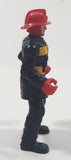 Chap Mei Rescue Squad Fireman Fire Fighter 3 3/4" Tall Toy Action Figure