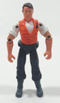 Bass Pro Shops Fisherman in Orange Vest 3 7/8" Tall Toy Action Figure