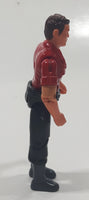 Bass Pro Shops Fisherman in Red Shirt 3 7/8" Tall Toy Action Figure