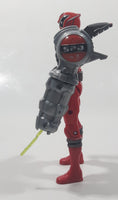 2004 Bandai BVS Power Rangers SPD Cyber Arm Red Ranger 5 3/4" Tall Toy Action Figure