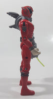 2004 Bandai BVS Power Rangers SPD Cyber Arm Red Ranger 5 3/4" Tall Toy Action Figure