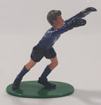 Decopac Soccer Football Goalie in Dark Blue 3" Tall Cake Topper Toy Figure