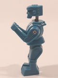 2017 Mattel World's Smallest Rock'Em Sock'Em Robots Blue Robot 3" Tall Plastic Toy Figure