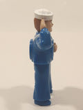 1999 Recot Subway JGI Cracker Jack Blue Sailor Whistle 3" Tall Plastic Toy Figure