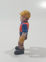 Little Tikes Construction Worker 3 1/8" Tall Toy Action Figure