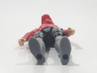 Red Black Grey Gear Rider with Removable Helmet 4" Tall Toy Figure