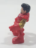 2014 Hasbro Marvel Super Hero Adventure Iron Man Tony Stark 2 1/2" Tall Toy Action Figure C-023E