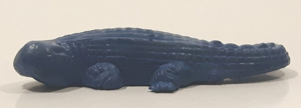Dark Blue Rubber Lizzard 2 1/4" Long Toy Figure
