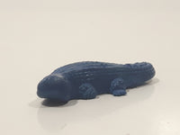 Dark Blue Rubber Lizzard 2 1/4" Long Toy Figure