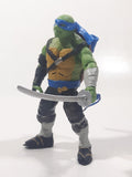 2015 Playmates Paramount Pictures TMNT Teenage Mutant Ninja Turtles Leonardo 5" Tall Toy Action Figure Talking with Sound