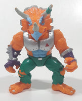 1990 Playmates Mirage Studios TMNT Teenage Mutant Ninja Turtles Triceraton 4 1/4" Tall Toy Action Figure