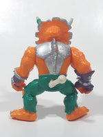 1990 Playmates Mirage Studios TMNT Teenage Mutant Ninja Turtles Triceraton 4 1/4" Tall Toy Action Figure