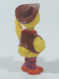 JHP Sesame Street Big Bird in Cowboy Attire 3 1/4" Tall PVC Toy Figure