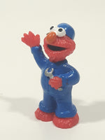 JHP Sesame Street Elmo as Mechanic with Wrench 2 1/4" Tall PVC Toy Figure