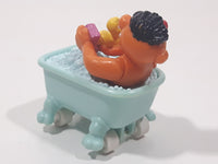 Applause Muppets Bert in Bath Tub with Rubber Ducky 2 1/2" Long Toy Vehicle