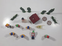 Snow White And The Seven Dwarfs Village Plastic Toy Characters with Trees, Building and Accessories Made in Hong Kong