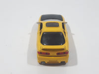 X-Concepts Modifiers Acura Integra Yellow Die Cast Toy Car Vehicle No Accessories Missing 3 Tires