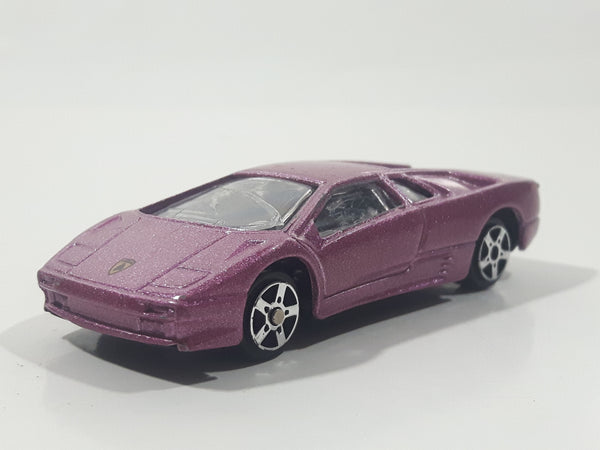 Maisto Lamborghini Diablo Metallic Purple Pink 1/64 Scale Die Cast Toy Dream Super Car Vehicle