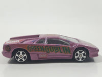 2002 Maisto Ultimate Marvel Lamborghini Diablo Green Goblin Metallic Purple Pink 1/64 Scale Die Cast Toy Dream Super Car Vehicle