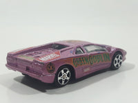 2002 Maisto Ultimate Marvel Lamborghini Diablo Green Goblin Metallic Purple Pink 1/64 Scale Die Cast Toy Dream Super Car Vehicle