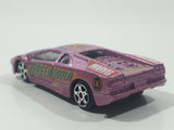 2002 Maisto Ultimate Marvel Lamborghini Diablo Green Goblin Metallic Purple Pink 1/64 Scale Die Cast Toy Dream Super Car Vehicle