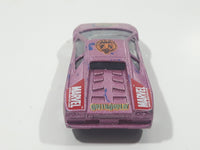 2002 Maisto Ultimate Marvel Lamborghini Diablo Green Goblin Metallic Purple Pink 1/64 Scale Die Cast Toy Dream Super Car Vehicle