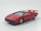 Vintage Soma 1985 Lamborghini Countach LP500 Red Die Cast Toy Car Vehicle