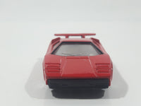 Vintage Soma 1985 Lamborghini Countach LP500 Red Die Cast Toy Car Vehicle