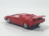 Vintage Soma 1985 Lamborghini Countach LP500 Red Die Cast Toy Car Vehicle