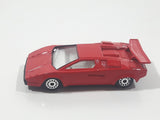 Vintage Soma 1985 Lamborghini Countach LP500 Red Die Cast Toy Car Vehicle