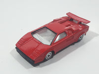 Vintage Soma 1985 Lamborghini Countach LP500 Red Die Cast Toy Car Vehicle