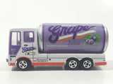 RealToy Cabover Tanker Truck Always Grape Juice White with Purple Can Die Cast Toy Car Vehicle