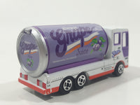 RealToy Cabover Tanker Truck Always Grape Juice White with Purple Can Die Cast Toy Car Vehicle