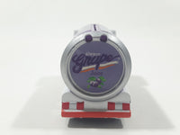 RealToy Cabover Tanker Truck Always Grape Juice White with Purple Can Die Cast Toy Car Vehicle