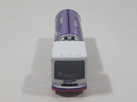 RealToy Cabover Tanker Truck Always Grape Juice White with Purple Can Die Cast Toy Car Vehicle