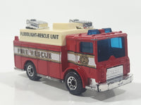 Matchbox Mack Auxiliary Power Truck Flood Light Rescue Unit Fire Truck 1/84 Scale Die Cast Toy Car Vehicle