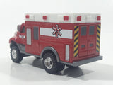 2012 Hasbro Tonka FunRise Ambulance Red and White Die Cast Toy Car Vehicle