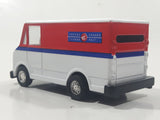 Canada Post Mail and Parcel Delivery Van Truck White and Red Pull Back Die Cast Toy Car Vehicle