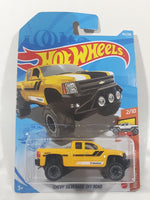 2021 Hot Wheels HW Hot Trucks Chevy Silverado Off Road Yellow Die Cast Toy Car Vehicle New in Package