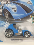 2021 Hot Wheels Tooned Twin Mill Blue Die Cast Toy Car Vehicle New in Package